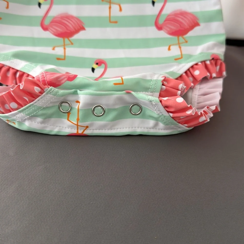 Flamingo Print Kids Swimwear size12-18 mo‎